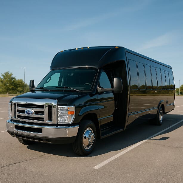 Overland Park Shuttle Bus Rentals 18 Passenger Shuttle Bus