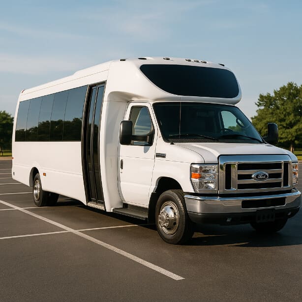 Overland Park Shuttle Bus Rentals 20 Passenger Shuttle Bus