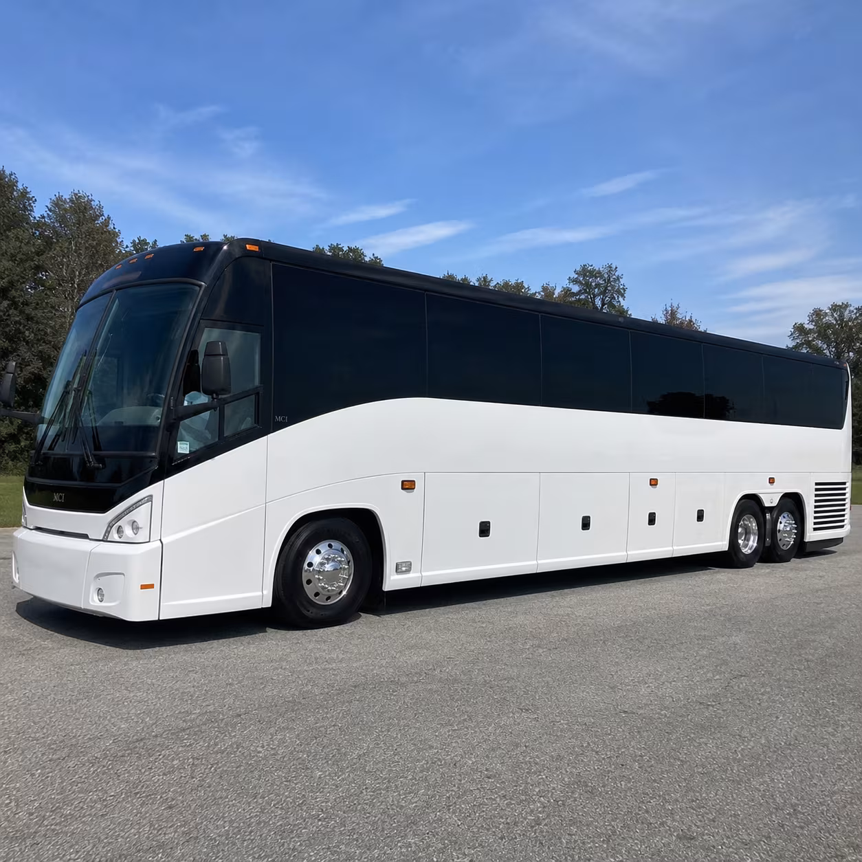 overland park charter bus services exterior