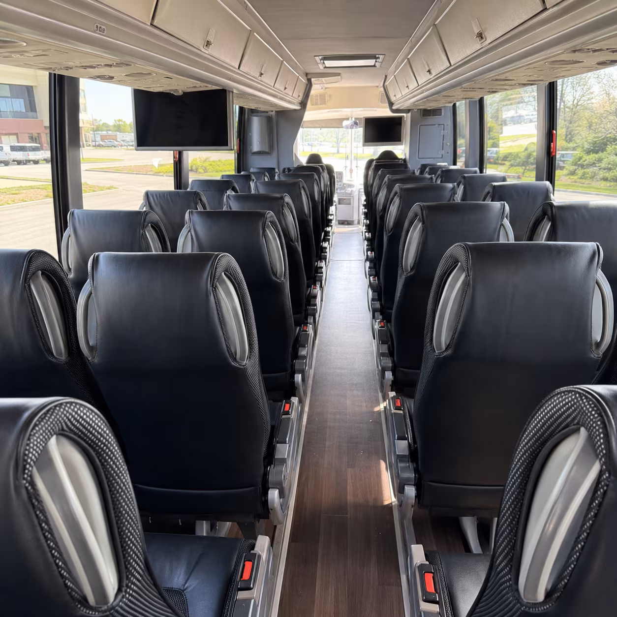 overland park charter bus services inside